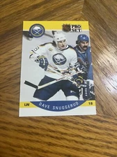 1990 Pro Set Dave Snuggerud #30 Buffalo Sabres Hockey Card Pack Fresh