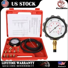 Engine Oil Pump Pressure Tester Gauge Diagnostic Test Dectector Tool Kit 500PSI