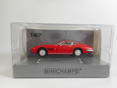 Minichamps 1:87 1969 Maserati Ghibli Coupe rot Fertigmodell | eBay