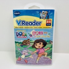 V.Reader Vtech Interactive E-Reading Dora The Explorer And The Three Little Pigs