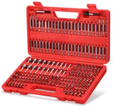 214-Piece Screwdriver Bit Set, S2 Steel, Power Drill Bit Set with Security Bits