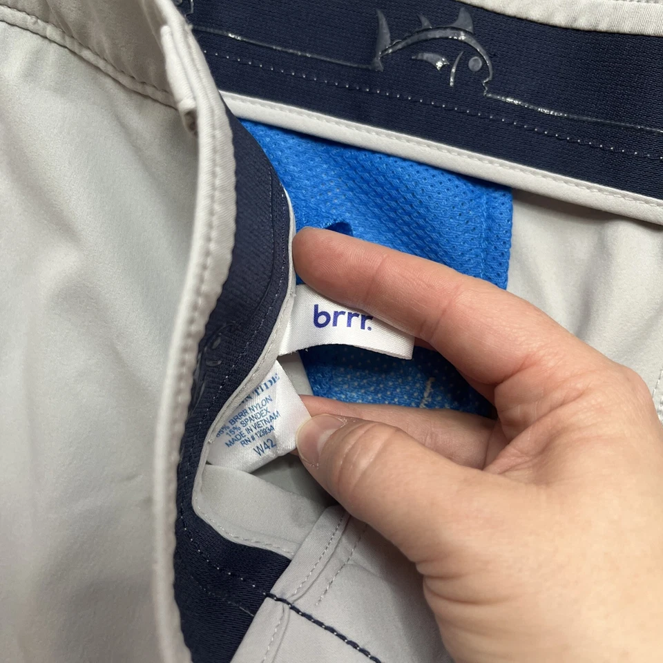 Pantalones Cortos Southern Tide Para Hombre 42 Gris Brrr Performance 8" Elastizados Golf Deportes Foto 2 de 4