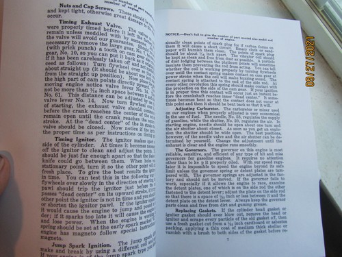 Nelson Bro Monarch Line Gas Engine Instruction Parts Manual Royal Engine Co - Picture 2 of 2