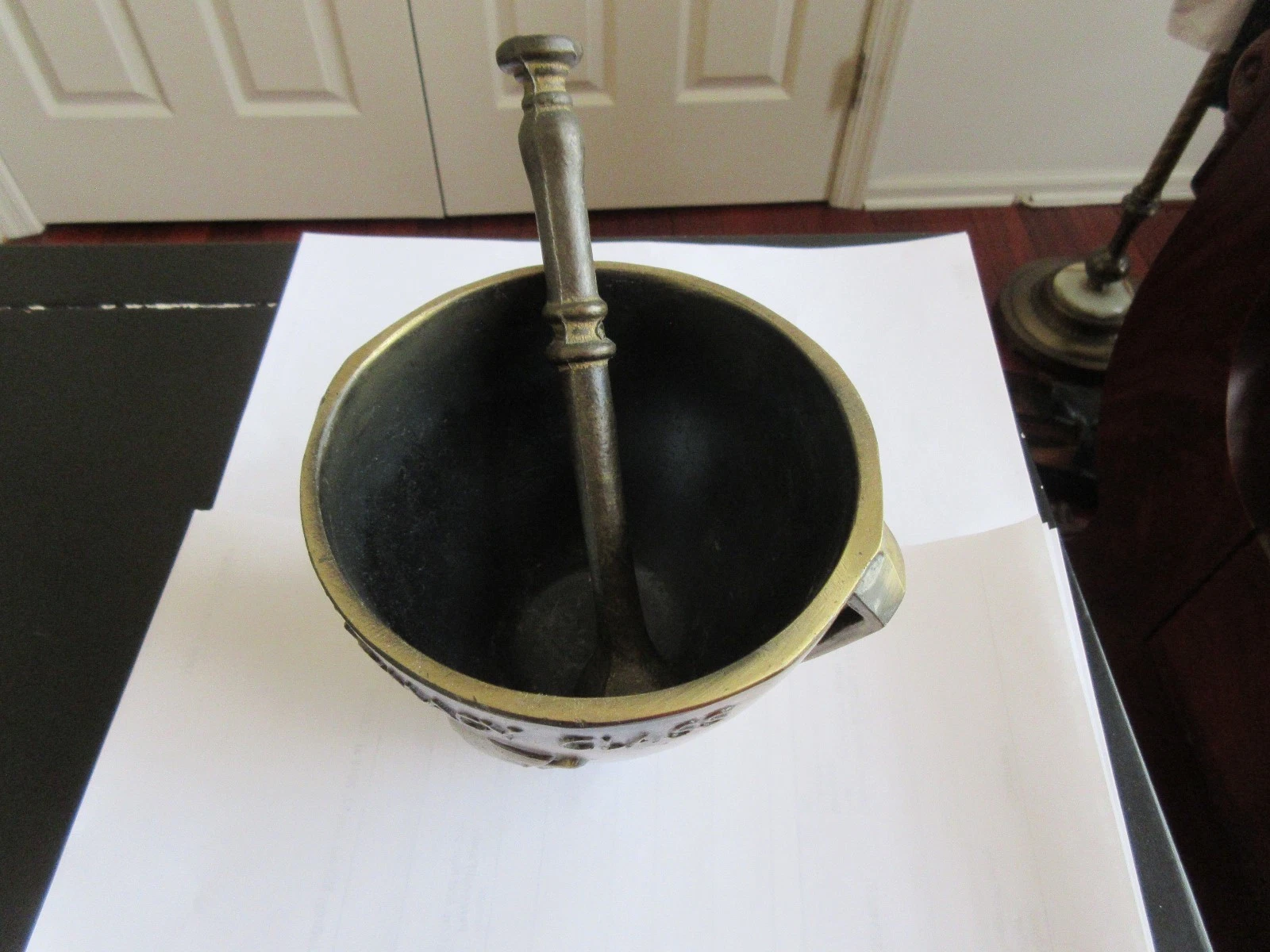 Mortar and Pestle , Vintage , Collectible , Rare , Pharmacy Class 1972