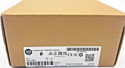 New Sealed 1769-L30ER / A CompactLogix 1MB ENet Controller 1769L30ER Free Ship