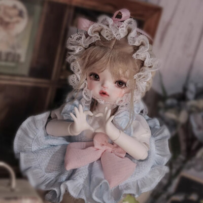 1/6 BJD Doll Resin Ball Joint Lovely Doll Little Girl Full Set Face Makeup Gifts