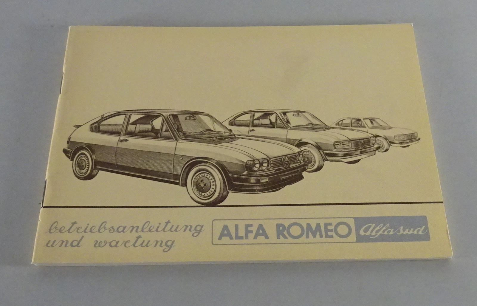 Operating Manual / Handbook Alfa Romeo Alfasud From 11/1981