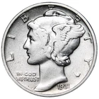 1931 Mercury Dime Better Grade Nice Coin!