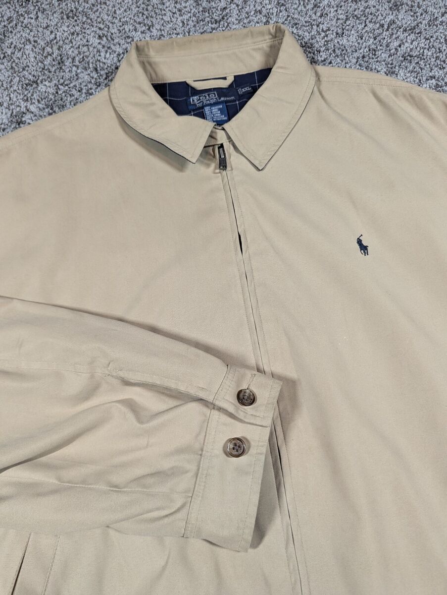 Polo by Ralph Lauren ベージュジャケット XXL Vintage Polo Ralph Lauren Jacket Mens XXL 2XL Beige Plaid