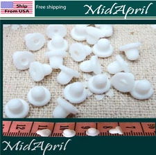 Earring  Rubber Cushion Pads Clip  Soft Silicone -5x6mm or 6x8mm