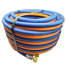 Propan Sauerstoff Zwillingsschlauch 9,5 x 6 mm Autogenschlauch fertig montiert