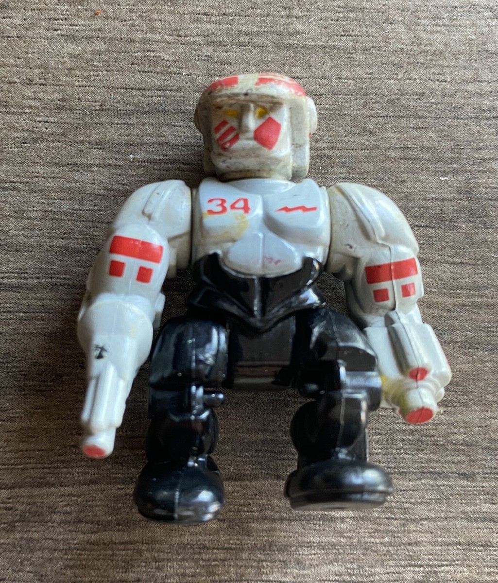 Vintage Z Bots Figures Emporon Praxus & Protok 1993 Zbots Micro