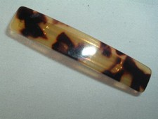 FAUX TORTOISE LUCITE FRANCE HAIR BARRETTE UP DO HAIR ACCESSORY