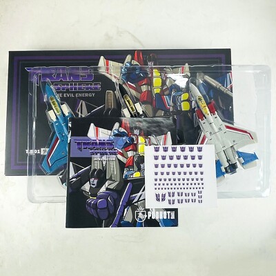 3x Mini Transformers: Starscream Thundercracker Skywarp Figures