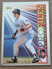 Tim Salmon 1996 Topps Baseball Profiles #AL-20 California Angels