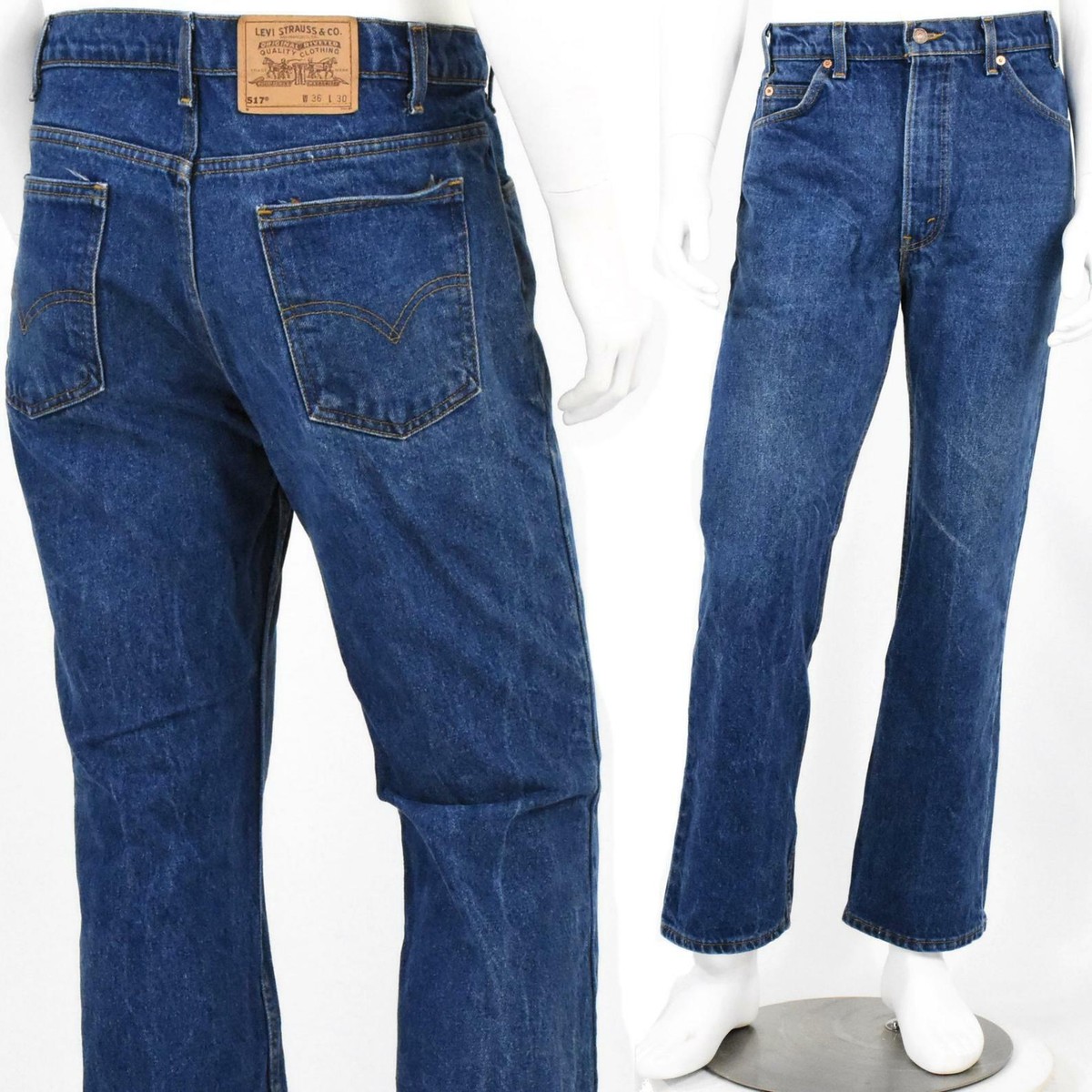 Early 80s Vintage Levis 517 Jeans Boot Cut Size 40x30 36x30 Early 80s Vintage Levis 517 Jeans Boot Cut Size 40x30 36x30