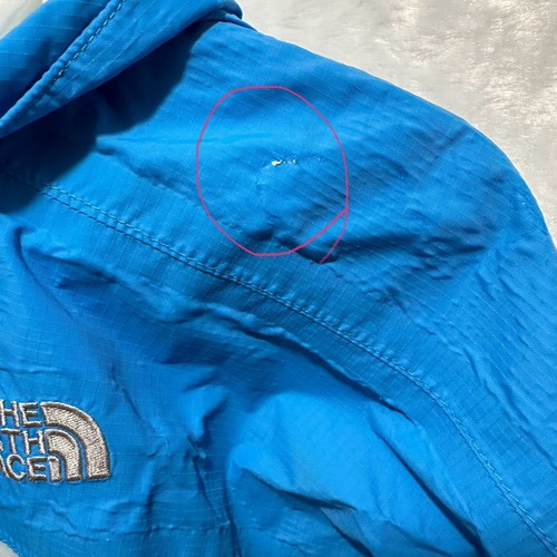 Girls The north face hyvent rain jacket/ Windbreaker Blue Size 10/12 M - Picture 14 of 15