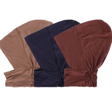 3pcs Muslim Women Inner Hijab Hat Bonnet Head Wrap Turban Underscarf Islamic Hat