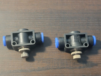 QTY 1 LOT OF 2 KCC CO.LTD SC2050F-08  Flow Control, Inline 1/4'' NEW BULK LOC M1