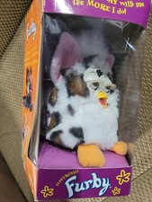 Vintage 1999 Tiger Electronics Furby 70-800 Snow Leopard GREEN Eyes - NEW SEALED