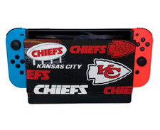 Kansas City Chiefs Nintendo Switch Dock Sleeve Sock Screen Protector FREE SHIP 