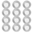 25PCS Quiche Moulds Tart Pan Aluminum Foil Bakeware Flower Tart Pans