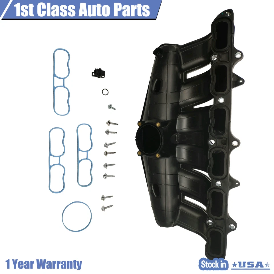 For Buick Rainier Chevy GMC Envoy Isuzu Saab 9-7x Intake Manifold w/Gaskets - Image 3 of 4