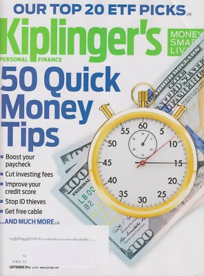 Kiplinger's September 2018 50 Quick Money Tips (Magazine: Personal Finance)