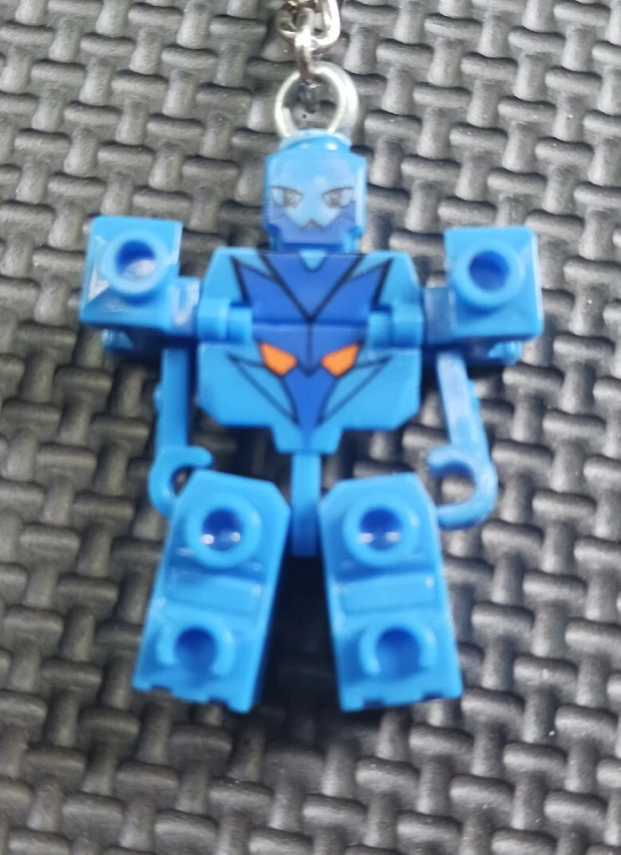 Spin Master Ionix Tenkai Knights Promotional Keychain Transforming Figure - Blue - Image 3 of 4