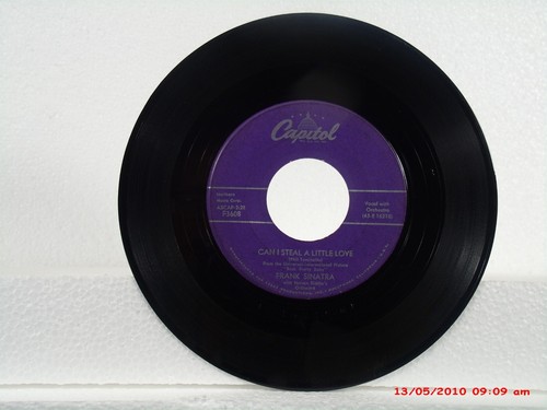 FRANK SINATRA -(45)- CAN I STEAL A LITTLE LOVE / YOUR LOVE FOR ME - CAPITOL-1956 - Picture 1 of 2