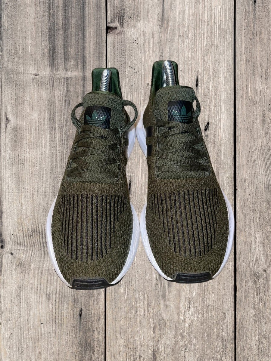 Adidas Swift Run Men's Size Olive Green Athletic Running