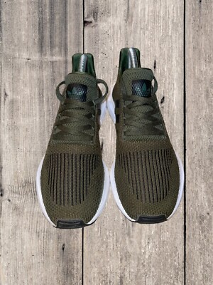 Adidas Swift Run Men's Size Olive Green Athletic Running