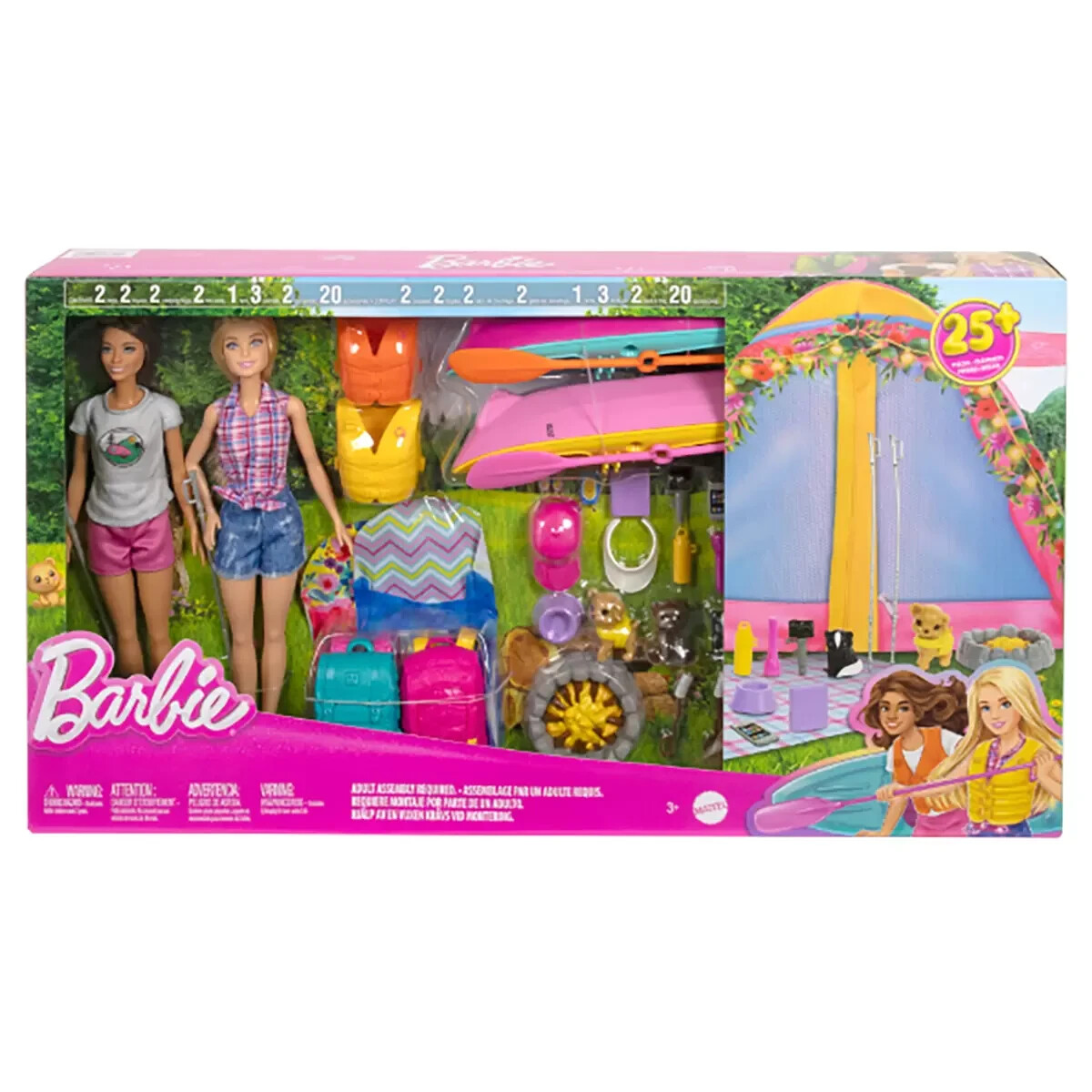 Amazon Barbie Barbie Camping Fun Skipper Doll And Tent Playset