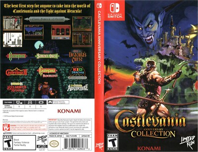 Castlevania Anniversary Collection (Nintendo Switch, 2021) for