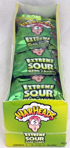 Warheads 12 quilates 1 oz paquetes caramelos extremadamente agrios caramelos a granel cabezas de guerra ojiva - Imagen 5 de 9