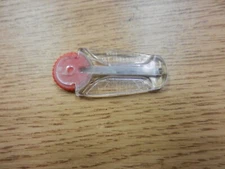 Vintage Zippo Zip A Flint Plastic Flint Holder 2" Long 3 Flints Used