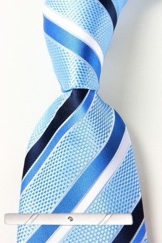 Neue klassische Stile Krawatte gestreift JACQUARD GEWEBT 100 % Seide Herren Krawatte Tie - Bild 38 von 70