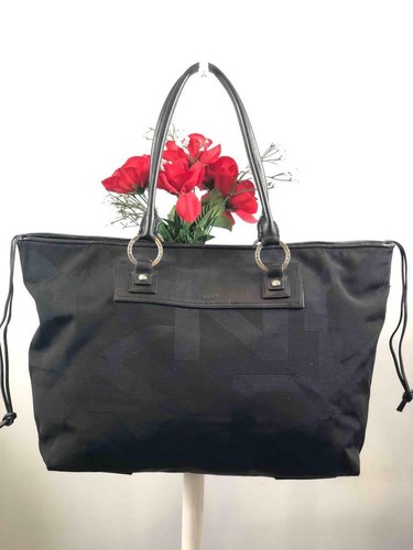 dkny black monogram bag