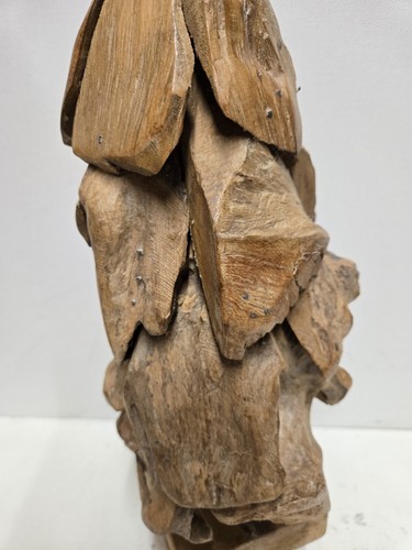 Vintage Grain Driftwood Christmas Tree Handmade - Picture 4 of 11
