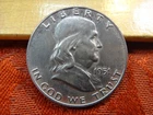1951-D FBL United States Franklin Half Dollar 50c 90% Silver Coin - No Reserve