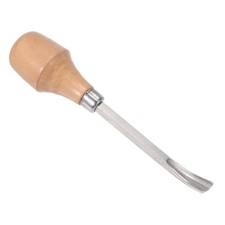 1Pcs 9mm Tip 5" Length Wood Carving Chisels Curved Half-round