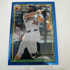 2026 Topps Series 1 Colby Thomas 1991 Chrome Blue  /150 #91C-74