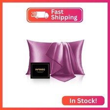 INFIIXSO Mulberry Silk Pillowcase for Hair and Skin, Silk Pillow Cases Queen Siz