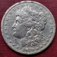 1880 CC Morgan Dollar 1$ VF Details #98367