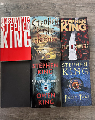 Stephen King 6 HC set Lot, all 1st edition, 4 1st printing