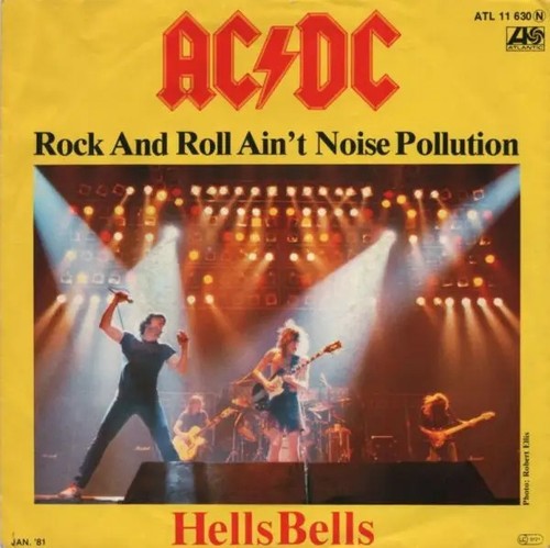 AC/DC Rock And Roll Aint Noise Pollution Vinyl Single 7inch Atlantic - 第 1/1 張圖片