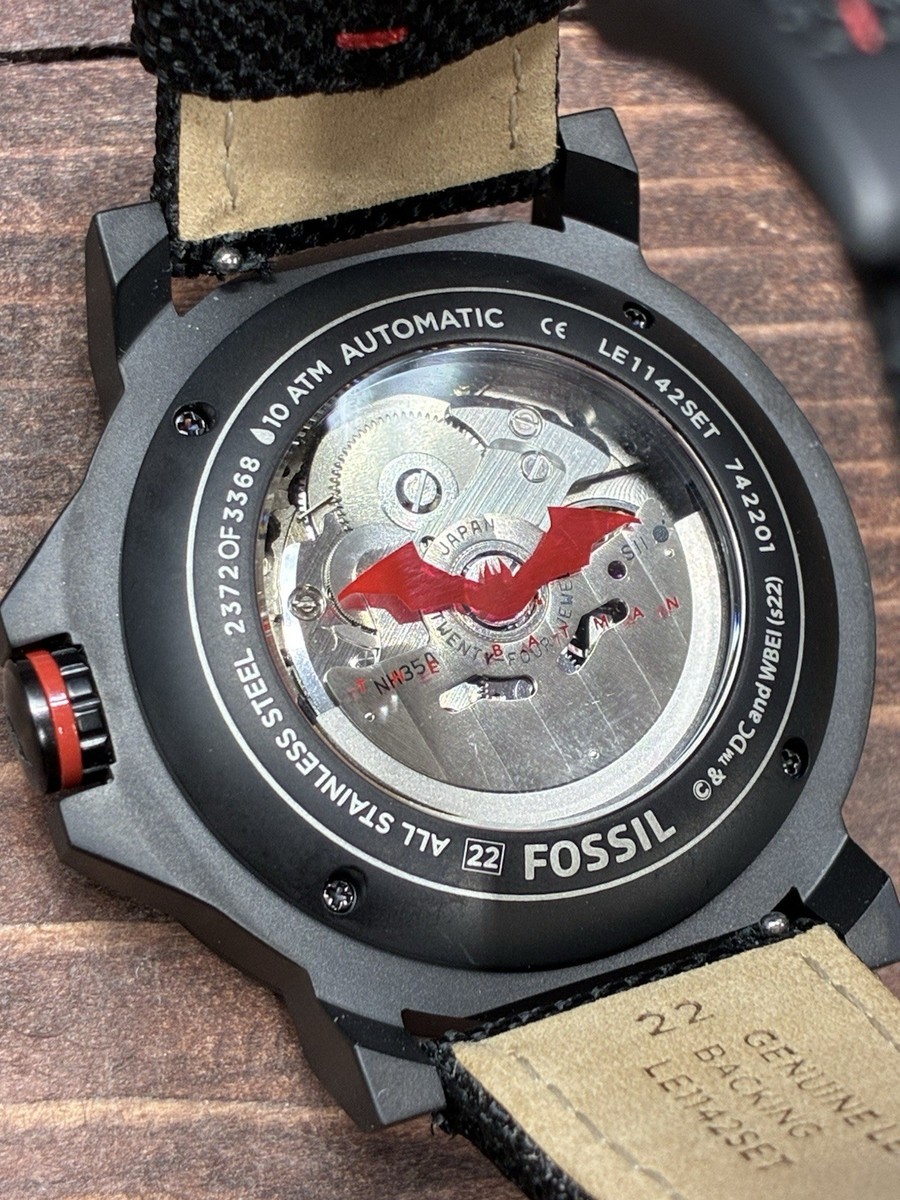 Fossil X Batman Limited Edition #2372 of 3368 Automatic Watch w