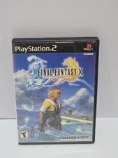 Final Fantasy X (PlayStation 2, 2001) Black Label W/Manual