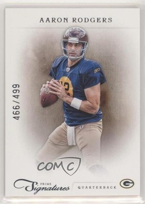 2011 Panini Prime Signatures 466/499 Aaron Rodgers #1 07lz