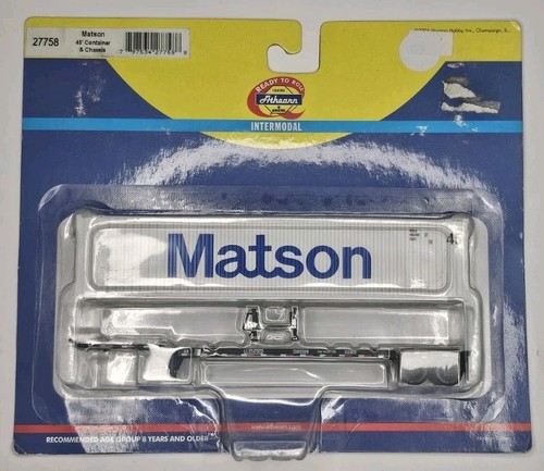 Contenedor y chasis 27758 Athearn Matson 45' | Zustand: New